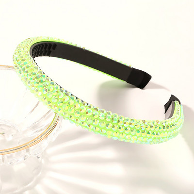 Coreeană Full Bling cu strasuri bentita de designer arc arc nuntă mireasă strălucitoare bentite diamant pentru femei accesorii de păr