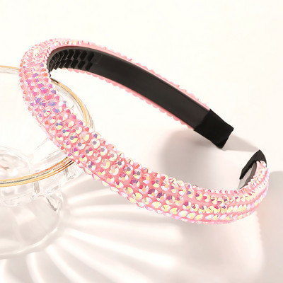 Coreeană Full Bling cu strasuri bentita de designer arc arc nuntă mireasă strălucitoare bentite diamant pentru femei accesorii de păr