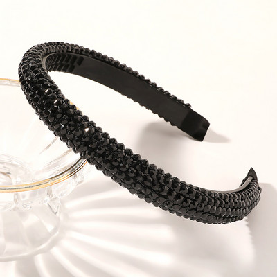 Coreeană Full Bling cu strasuri bentita de designer arc arc nuntă mireasă strălucitoare bentite diamant pentru femei accesorii de păr