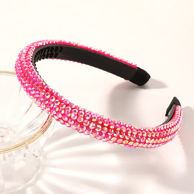 Coreeană Full Bling cu strasuri bentita de designer arc arc nuntă mireasă strălucitoare bentite diamant pentru femei accesorii de păr