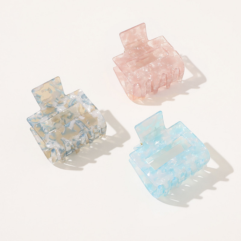 Új acetát hajcsat Női Lányoknak Koreai Hajkörmök Elegáns Barrettes Rák Hajtűk Styling Claw Clips Divatos Hajkiegészítők