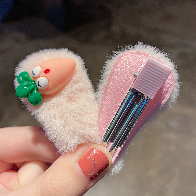 5 bucăți/pachet Agrafe pentru cleme de păr din lână de tricotat Fructe drăguțe pentru copii cleme de păr Seturi de barete accesorii de păr coreeană Lolita pentru fete