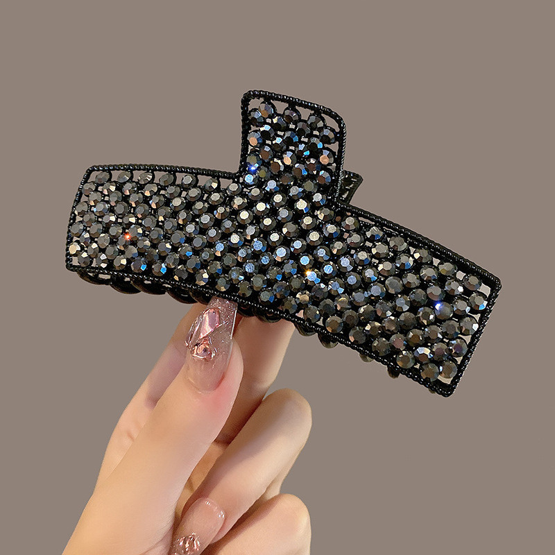 Fashion Pearl Strass Metal Aur Agrafă de păr Diamond Agrafe Suport pentru coadă de cal Ace pentru gheare de păr Accesorii pentru păr de lux coreeană