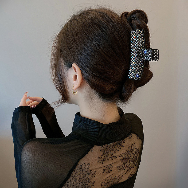 Fashion Pearl Strass Metal Aur Agrafă de păr Diamond Agrafe Suport pentru coadă de cal Ace pentru gheare de păr Accesorii pentru păr de lux coreeană