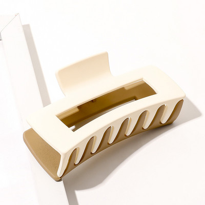 Clip pentru gheare de păr de culoare dublă Suport pentru coadă de cal din rășină coreeană Gheare de păr mari Ace accesorii de păr la modă pentru femei Nou