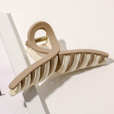 Clip pentru gheare de păr de culoare dublă Suport pentru coadă de cal din rășină coreeană Gheare de păr mari Ace accesorii de păr la modă pentru femei Nou