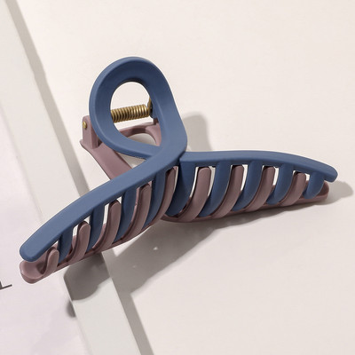 Clip pentru gheare de păr de culoare dublă Suport pentru coadă de cal din rășină coreeană Gheare de păr mari Ace accesorii de păr la modă pentru femei Nou