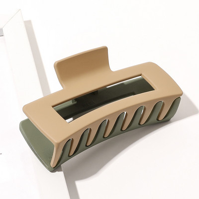 Clip pentru gheare de păr de culoare dublă Suport pentru coadă de cal din rășină coreeană Gheare de păr mari Ace accesorii de păr la modă pentru femei Nou