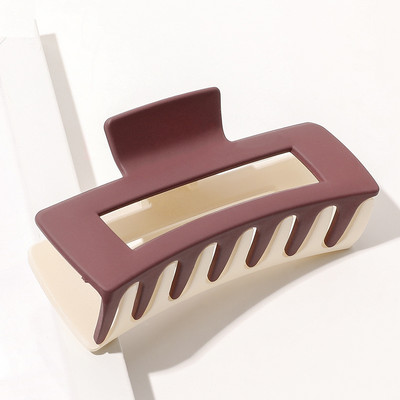 Clip pentru gheare de păr de culoare dublă Suport pentru coadă de cal din rășină coreeană Gheare de păr mari Ace accesorii de păr la modă pentru femei Nou