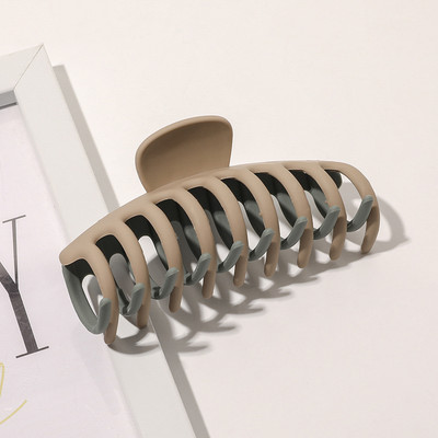 Clip pentru gheare de păr de culoare dublă Suport pentru coadă de cal din rășină coreeană Gheare de păr mari Ace accesorii de păr la modă pentru femei Nou