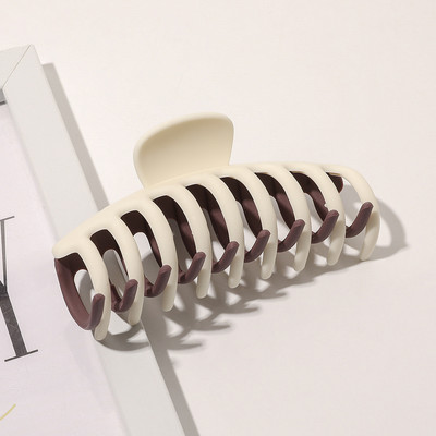 Clip pentru gheare de păr de culoare dublă Suport pentru coadă de cal din rășină coreeană Gheare de păr mari Ace accesorii de păr la modă pentru femei Nou