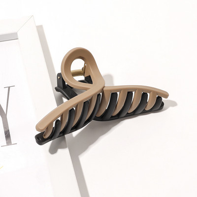 Clip pentru gheare de păr de culoare dublă Suport pentru coadă de cal din rășină coreeană Gheare de păr mari Ace accesorii de păr la modă pentru femei Nou