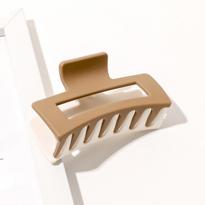 Clip pentru gheare de păr de culoare dublă Suport pentru coadă de cal din rășină coreeană Gheare de păr mari Ace accesorii de păr la modă pentru femei Nou