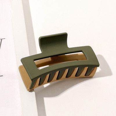 Clip pentru gheare de păr de culoare dublă Suport pentru coadă de cal din rășină coreeană Gheare de păr mari Ace accesorii de păr la modă pentru femei Nou