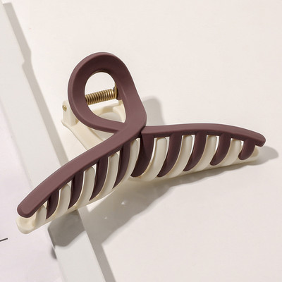 Clip pentru gheare de păr de culoare dublă Suport pentru coadă de cal din rășină coreeană Gheare de păr mari Ace accesorii de păr la modă pentru femei Nou