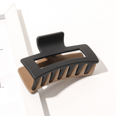 Clip pentru gheare de păr de culoare dublă Suport pentru coadă de cal din rășină coreeană Gheare de păr mari Ace accesorii de păr la modă pentru femei Nou