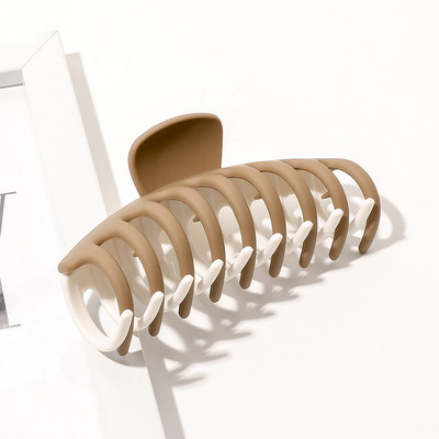 Clip pentru gheare de păr de culoare dublă Suport pentru coadă de cal din rășină coreeană Gheare de păr mari Ace accesorii de păr la modă pentru femei Nou