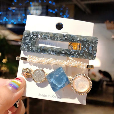 3 ks/balenie zlatých perlových sponiek do vlasov, sponky, kamienkové sponky do vlasov, roztomilé sponky do vlasov, vlasové doplnky pre ženy a dievčatá