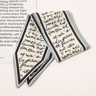 2021 Potlač Bodkovaná saténová dlhá stuha Držiak na cop Šatka Vlasová gumička Gumičky Dámske Dievčenské Hodvábne Kvetinové Čelenky Doplnky Do Vlasov