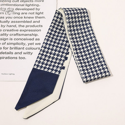 2021 Potlač Bodkovaná saténová dlhá stuha Držiak na cop Šatka Vlasová gumička Gumičky Dámske Dievčenské Hodvábne Kvetinové Čelenky Doplnky Do Vlasov