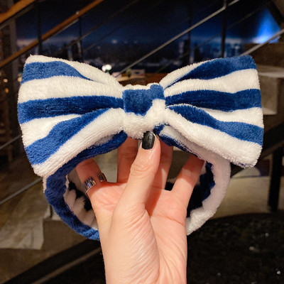 Se spală pe față Suport pentru păr Bentite pentru femei, fete, moale, caldă, fleece de coral, fundă, urechi de animale, bentiță, turban, accesorii de păr la modă