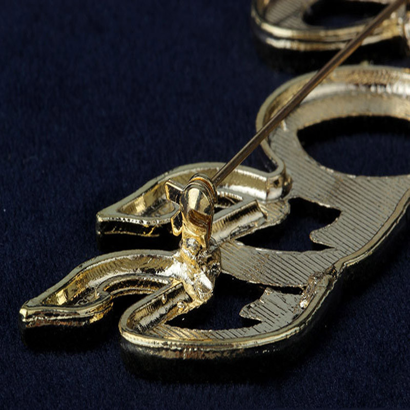 Itenice 2020, noua marcă de bijuterii, broșă din metal cu cristal, cuvântul de boss, pentru băieții minunați