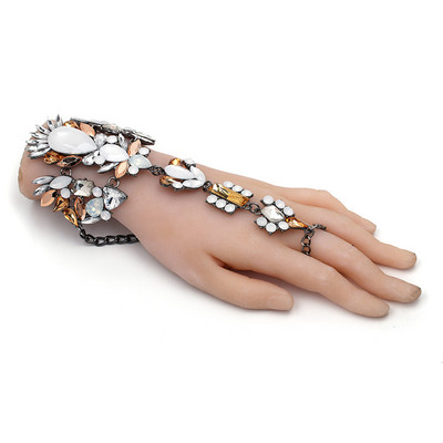 Boho Crystal gleznă Australia plajă vacanță gleznă brățară sandale sexy picior lanț femeie declarație Asteria Lyra bijuterii picioare