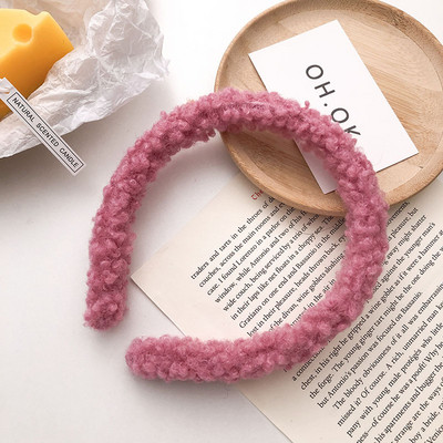Χειμερινές μάλλινες κορδέλες Αξεσουάρ μαλλιών για γυναίκες Terry βελούδινα κορδέλες μαλλιών Χονδρική πώληση προσώπου πλύσιμο προσώπου Κοριτσίστικες κορδέλες μακιγιάζ HeadBands