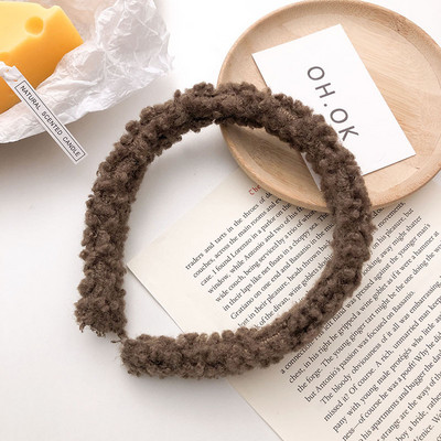 Χειμερινές μάλλινες κορδέλες Αξεσουάρ μαλλιών για γυναίκες Terry βελούδινα κορδέλες μαλλιών Χονδρική πώληση προσώπου πλύσιμο προσώπου Κοριτσίστικες κορδέλες μακιγιάζ HeadBands