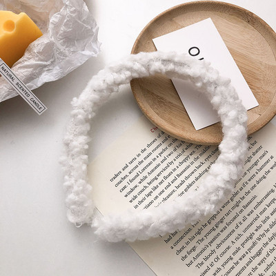 Χειμερινές μάλλινες κορδέλες Αξεσουάρ μαλλιών για γυναίκες Terry βελούδινα κορδέλες μαλλιών Χονδρική πώληση προσώπου πλύσιμο προσώπου Κοριτσίστικες κορδέλες μακιγιάζ HeadBands