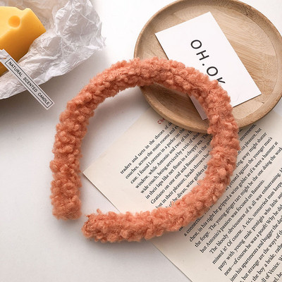 Χειμερινές μάλλινες κορδέλες Αξεσουάρ μαλλιών για γυναίκες Terry βελούδινα κορδέλες μαλλιών Χονδρική πώληση προσώπου πλύσιμο προσώπου Κοριτσίστικες κορδέλες μακιγιάζ HeadBands