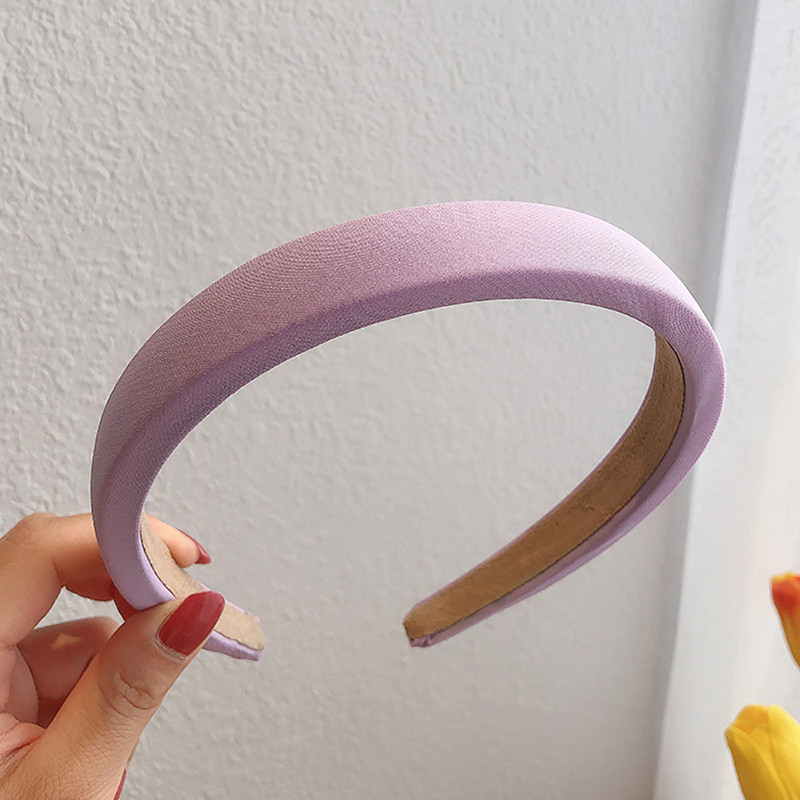 Benzite de păr din burete de culoare bomboană pentru femei, fete, accesorii de păr, curea de păr dulce, benzile de designer, suport pentru benzile pentru machiaj sport, benzile pentru cap
