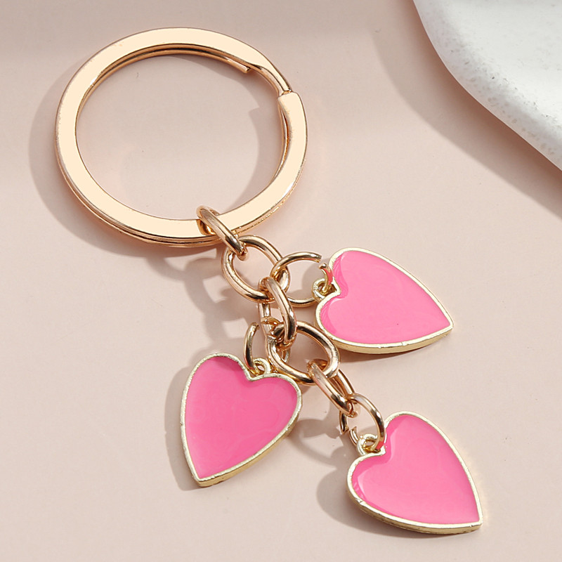 Breloc drăguț cu dragoste Inimă colorată Breloc Y2K Breloc Cadouri de Ziua Îndrăgostiților pentru femei Fete Accesorii pentru geantă Bijuterii DIY