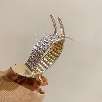 Perle Strasuri Metal Auriu Agrafă de păr Diamond Agrafe Suport pentru coadă de cal Ace pentru gheare de păr Ace de nuntă Coreeană Accesorii de bijuterii de păr