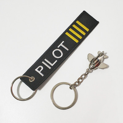 MiFaViPa Fashion Trinket Breloc Pilot Porte Woven Flight Crew Gift Breloc Aviație cu 1 PC Metal Avion Breloc Cessna