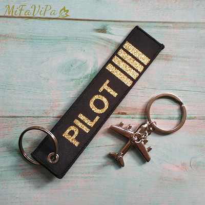 MiFaViPa Fashion Trinket Breloc Pilot Porte Woven Flight Crew Gift Breloc Aviație cu 1 PC Metal Avion Breloc Cessna
