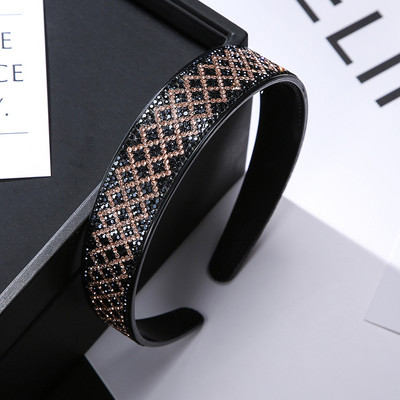 Nové kamienkové čelenky pre ženy, čierne, protišmykové, s mašľou do vlasov, dievčenské, čelenky, dámske módne pokrývky hlavy, vlasové doplnky