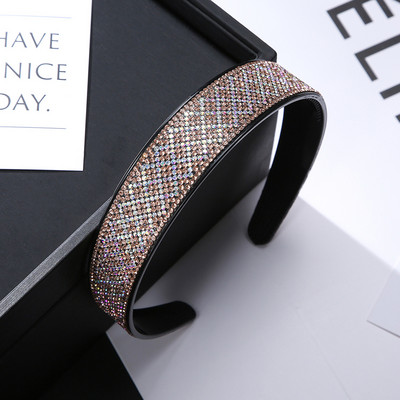 Nové kamienkové čelenky pre ženy, čierne, protišmykové, s mašľou do vlasov, dievčenské, čelenky, dámske módne pokrývky hlavy, vlasové doplnky