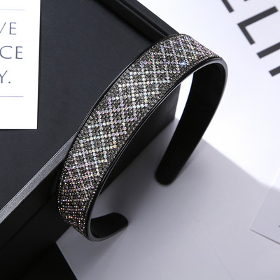 Nové kamienkové čelenky pre ženy, čierne, protišmykové, s mašľou do vlasov, dievčenské, čelenky, dámske módne pokrývky hlavy, vlasové doplnky