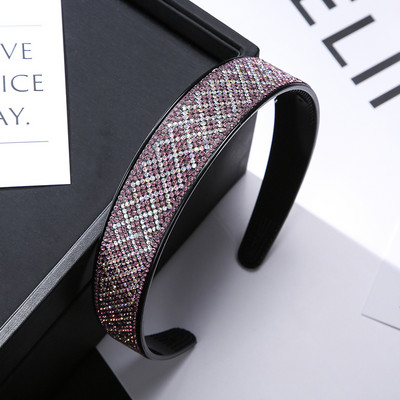 Nové kamienkové čelenky pre ženy, čierne, protišmykové, s mašľou do vlasov, dievčenské, čelenky, dámske módne pokrývky hlavy, vlasové doplnky