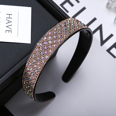 Nové kamienkové čelenky pre ženy, čierne, protišmykové, s mašľou do vlasov, dievčenské, čelenky, dámske módne pokrývky hlavy, vlasové doplnky