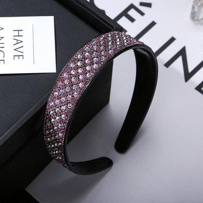 Nové kamienkové čelenky pre ženy, čierne, protišmykové, s mašľou do vlasov, dievčenské, čelenky, dámske módne pokrývky hlavy, vlasové doplnky