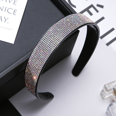 Nové kamienkové čelenky pre ženy, čierne, protišmykové, s mašľou do vlasov, dievčenské, čelenky, dámske módne pokrývky hlavy, vlasové doplnky