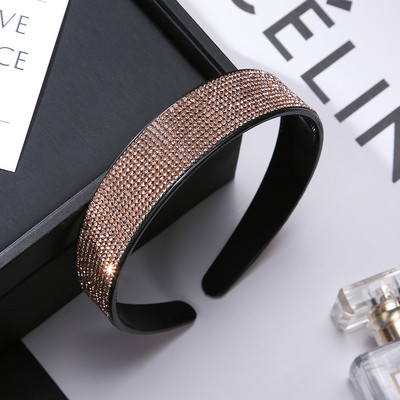 Nové kamienkové čelenky pre ženy, čierne, protišmykové, s mašľou do vlasov, dievčenské, čelenky, dámske módne pokrývky hlavy, vlasové doplnky