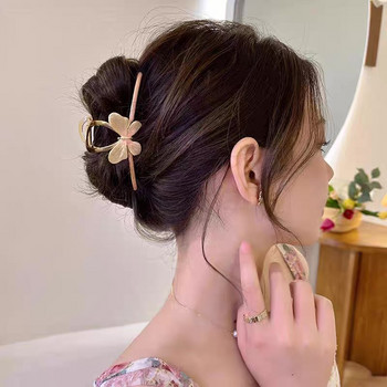 Big Gold Metal Butterfly Hair Claws Clips for Women Clamps Grasp Hair Clip and pin Girls headwear Κορεατικά αξεσουάρ μόδας