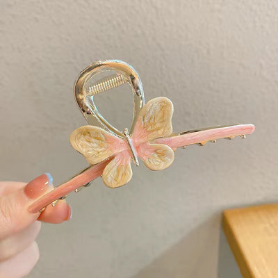 Veliki zlatni metalni leptir, kopče za kosu, kopče za žene, kopče, hvataljke za kosu i igle, pokrivala za djevojke, korejski modni dodaci