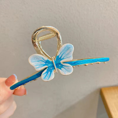 Veliki zlatni metalni leptir, kopče za kosu, kopče za žene, kopče, hvataljke za kosu i igle, pokrivala za djevojke, korejski modni dodaci