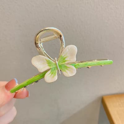 Veliki zlatni metalni leptir, kopče za kosu, kopče za žene, kopče, hvataljke za kosu i igle, pokrivala za djevojke, korejski modni dodaci