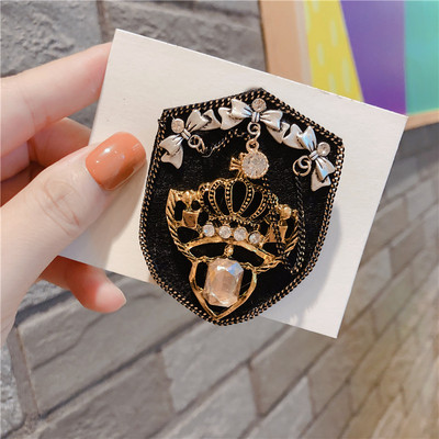 Crni CC broševi za žene novi predmeti dizajnerski nakit Luksuzni ženski nakit