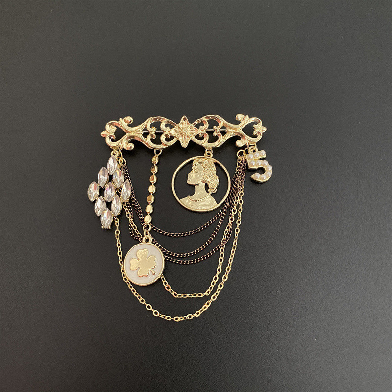 Crni CC broševi za žene novi predmeti dizajnerski nakit Luksuzni ženski nakit